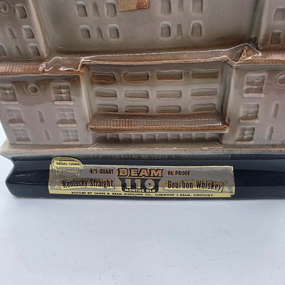 1968 Jim Beam Broadmoor Hotel Regal China Decanter 1918-1968 Anniversary